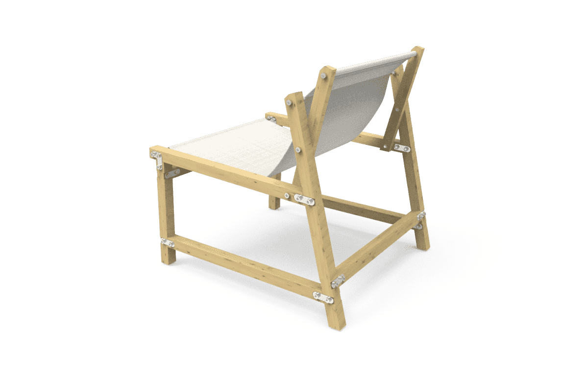 silla madera natural