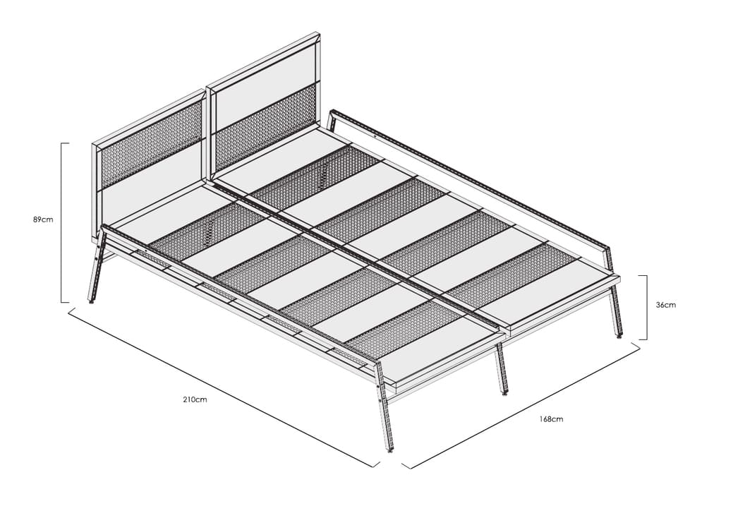 cama para hotel medidas