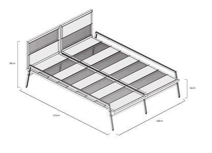 cama para hotel medidas