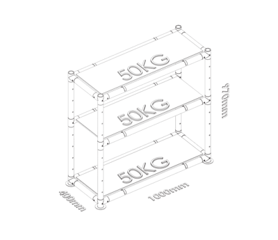 estanteria ecorack carga