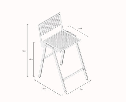 taburete modular medidas