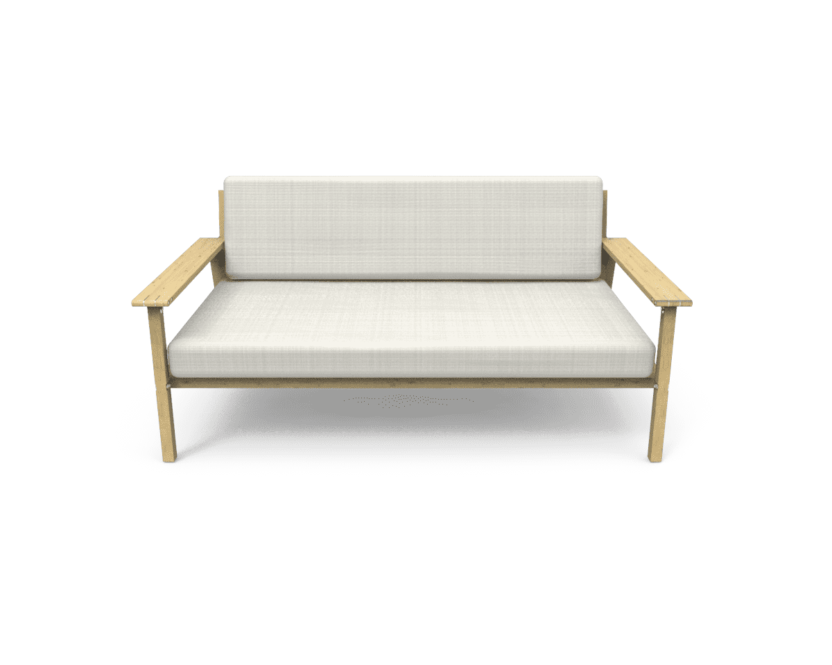 sofa madera sostenible