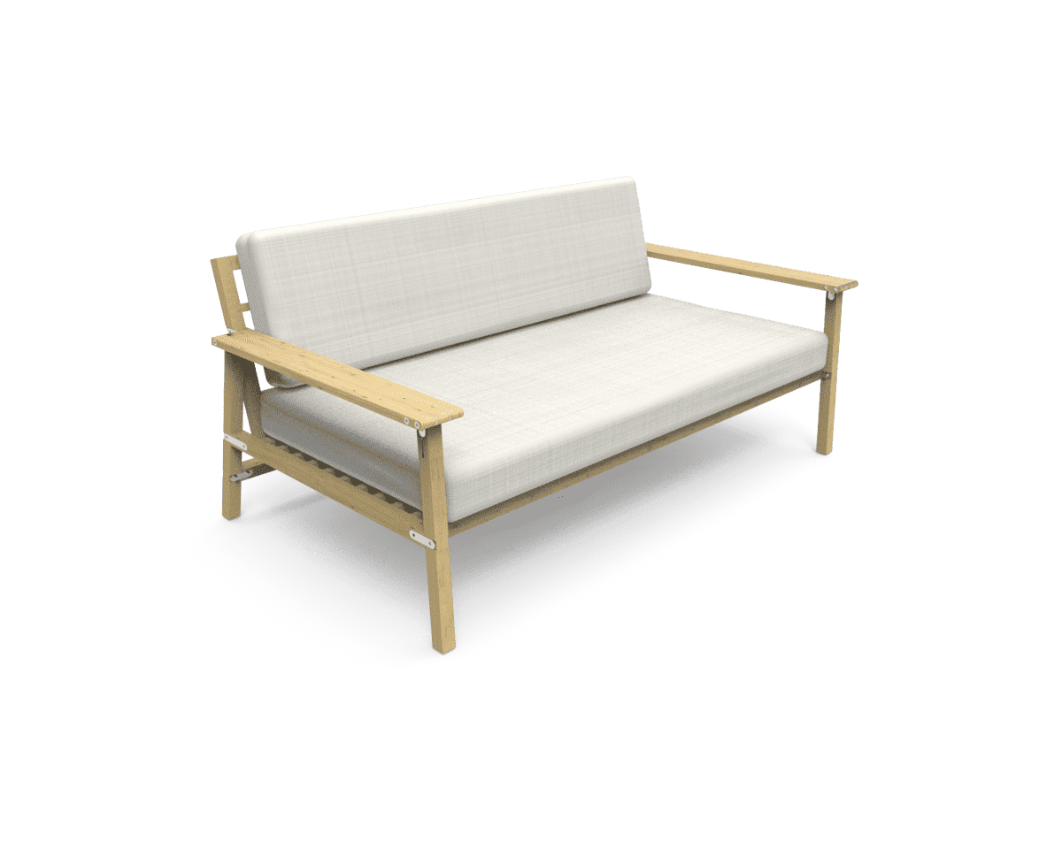 sofa madera sostenible