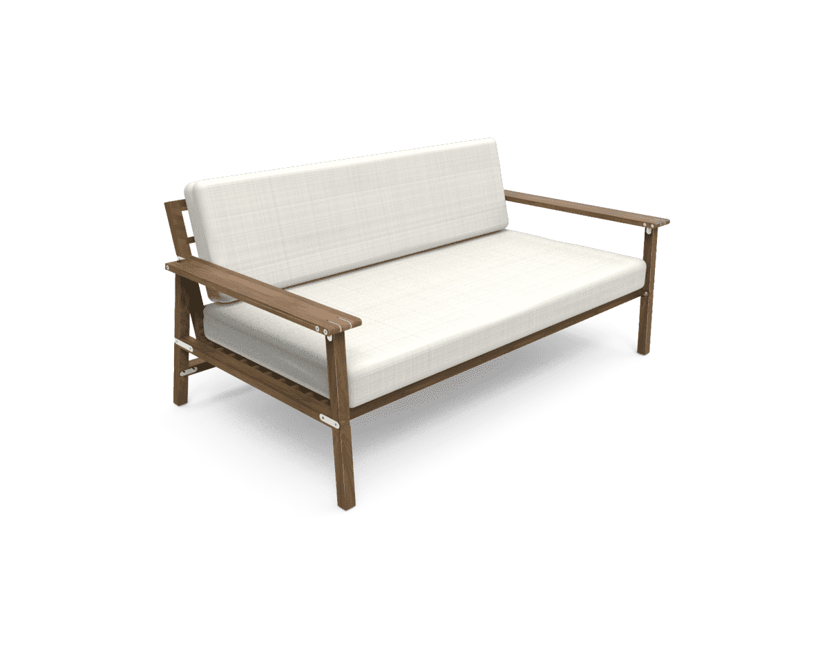 sofa madera sostenible