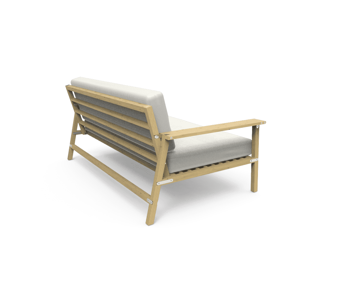 sofa madera sostenible